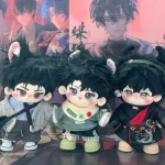 20cm Kawaii Plush Novel Anime Cotton Doll Idol Stuffed Super Star Anime Dolls Dress Up Cotton Doll Can Change Clothes Kids Gift