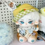 20cm New Kawaii Idol Star Doll Plush Stuffed Anime Figure Dress Up Cospslay Cotton Baby Plushies Toys Fans Girl Collection Gift