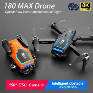 New S180 Drone Remote Control Aircraft Toys 8K HD Camera Brushless Motor Optical Flow Positioning Intelligent Obstacle Avoidance