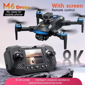 M6 Drone Brushless Motor Professional 8K HD Aerial Photography Obstacle Avoidance UAV Four-Rotor Helicopter Toys For Adults 2025