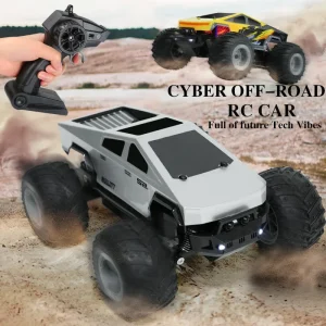2025 New JJRC Q208 Remote-controlled Amphibious Off-road Electric Four-wheel Drive Stunt High-speed Climbing Waterproof Car Toys