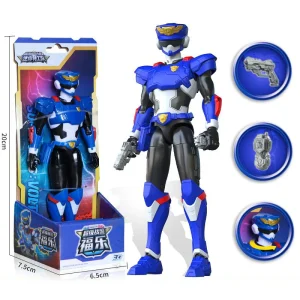 Mini Force Strongest Police Transformation Toys with Weapon Action Figures MiniForce X Simulation Animal Mini Agent Toy