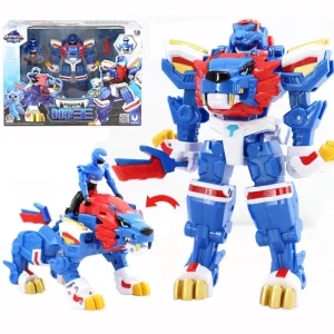 Mini Force Wild Power Transformation Robot Lion/Elephant/Crocodile Toys Action Figures MiniForce X Deformation Dinosaur Toy